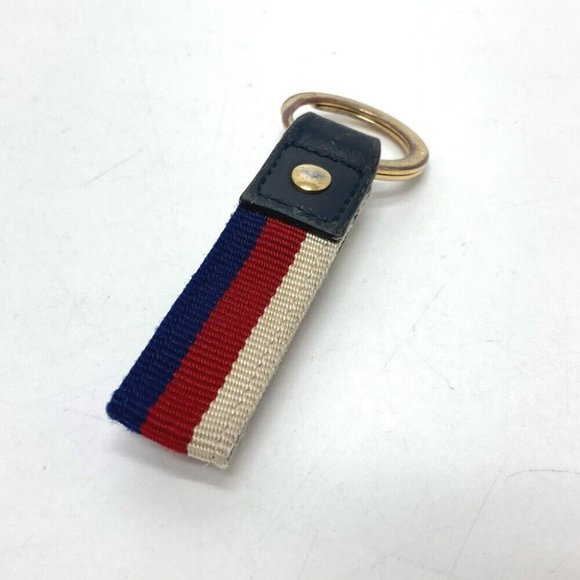 GUCCI GG pearl line Key Holder key Key ring Nylon / Leather Multicolor - Picture 2 of 13